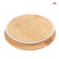 Reusable Bamboo Mason Jar Caps with Non-Leakage Silicone Seals