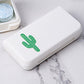 Wheat Straw Pill Box - 4 Grids Tablet Splitters Medicine Dispenser Portable Container