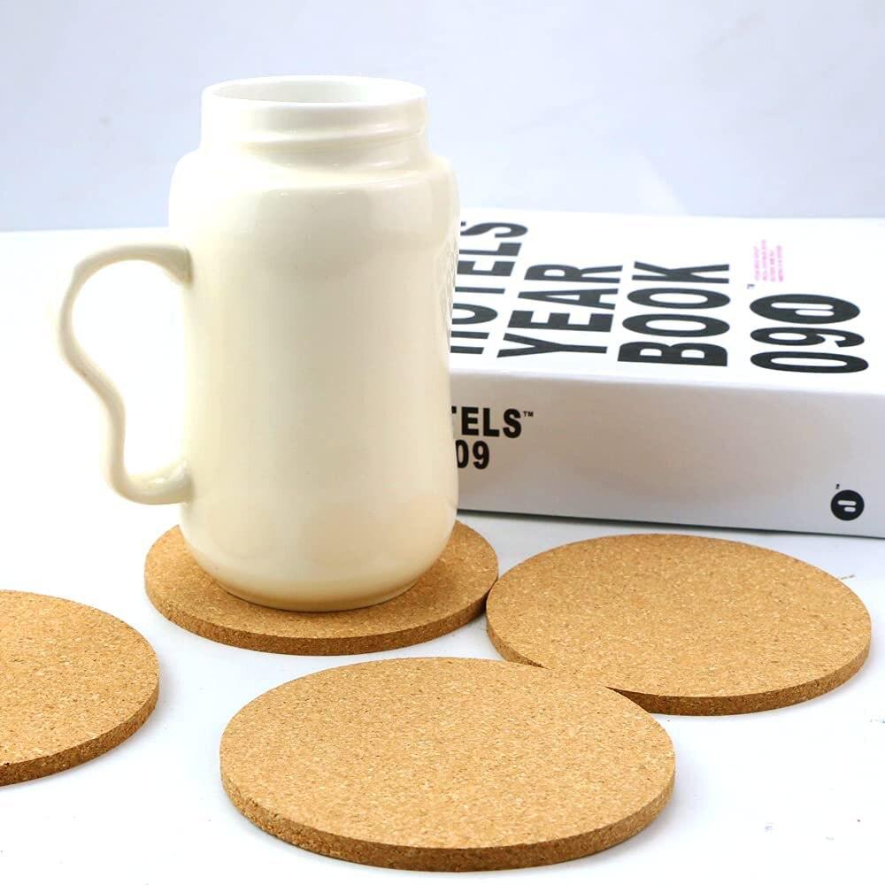 Reusable Tea or Coffee Coaster Blank Coasters for Crafts Gifts Cork Coasters  for Relatives and Friends - China Cork Coaster and Cork Coffee Mug Coaster  price