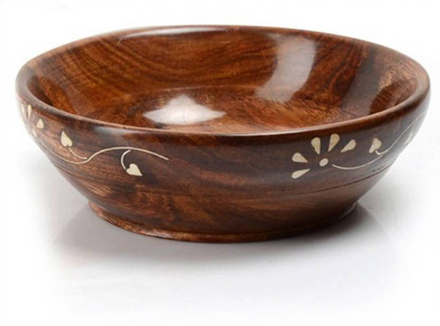 Wooden Snacks Bowls For Dry Snacks Or Fruits Decorative Set of 3 - Earth Thanks - Wooden Snacks Bowls For Dry Snacks Or Fruits Decorative Set of 3 - natural, vegan, eco-friendly, organic, sustainable, compostable, dinnerware, food storage, home, house, kitchen, non toxic, recyclable, recycle, recycle friendly, reusable, save food, tableware, vegan friendly, wood, wooden
