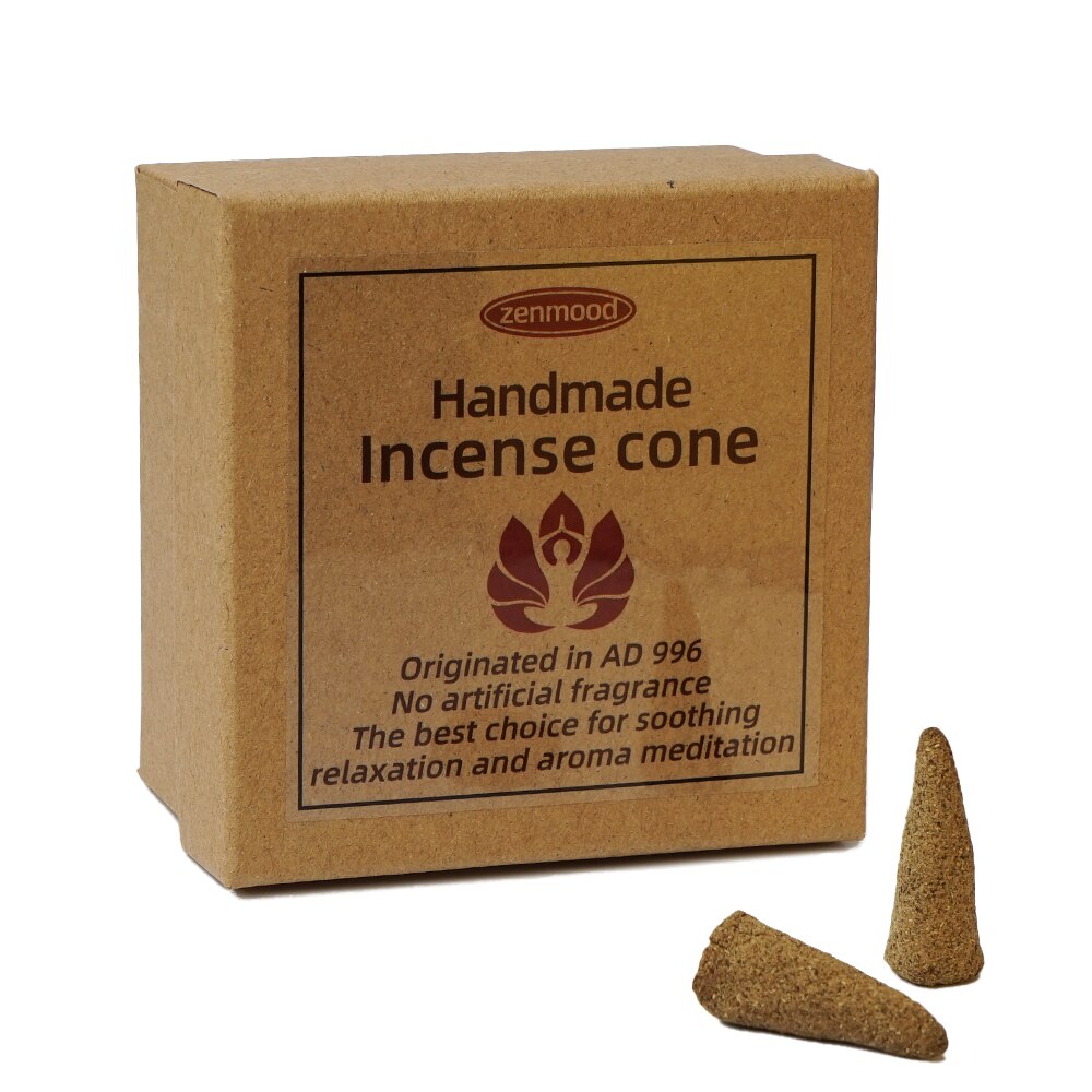 Handmade Natural Incense Cone Aromatherapy for Home & Meditation - 100% Pure Tibetan Flower & Bud Fragrance