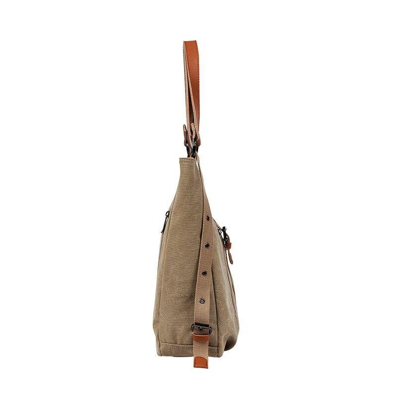 Hemp Canvas Women Handbag - Earth Thanks - Hemp Canvas Women Handbag - natural, vegan, eco-friendly, organic, sustainable, accessories, apparel, bag, big, canvas, design, fashion, female, handbag, hemp, large, portable, reusable, shoulder bag, soft, travel, travel bag, wheat straw, woman