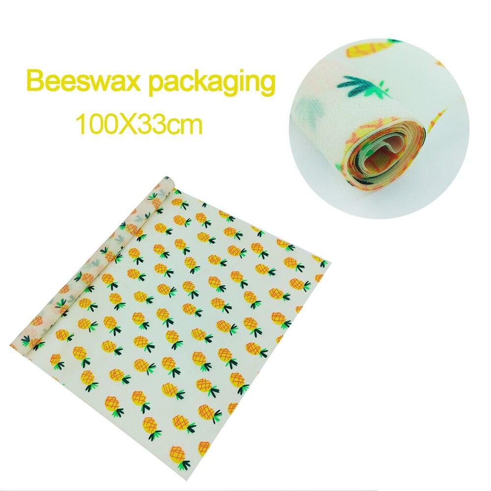 Reusable Beeswax Food Storage Wrapping Paper - Sustainable