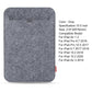 Sleeve Bag Case For iPad mini 4 5 Air 1 2 3 10.2 2019 For iPad Pro 10.5 9.7 2017 2018 Huawei Xiaomi Wool Felt Fabric Tablet case - Earth Thanks - Sleeve Bag Case For iPad mini 4 5 Air 1 2 3 10.2 2019 For iPad Pro 10.5 9.7 2017 2018 Huawei Xiaomi Wool Felt Fabric Tablet case - natural, vegan, eco-friendly, organic, sustainable, biodegradable, natural, non-toxic, plastic-free, vegan
