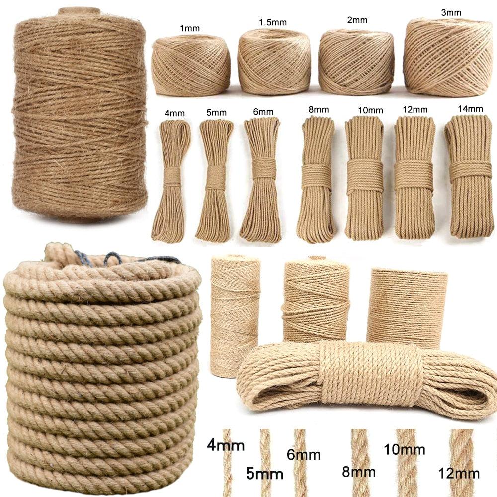 Natural Hemp Jute Rope Cord String - The Ultimate Sustainable and