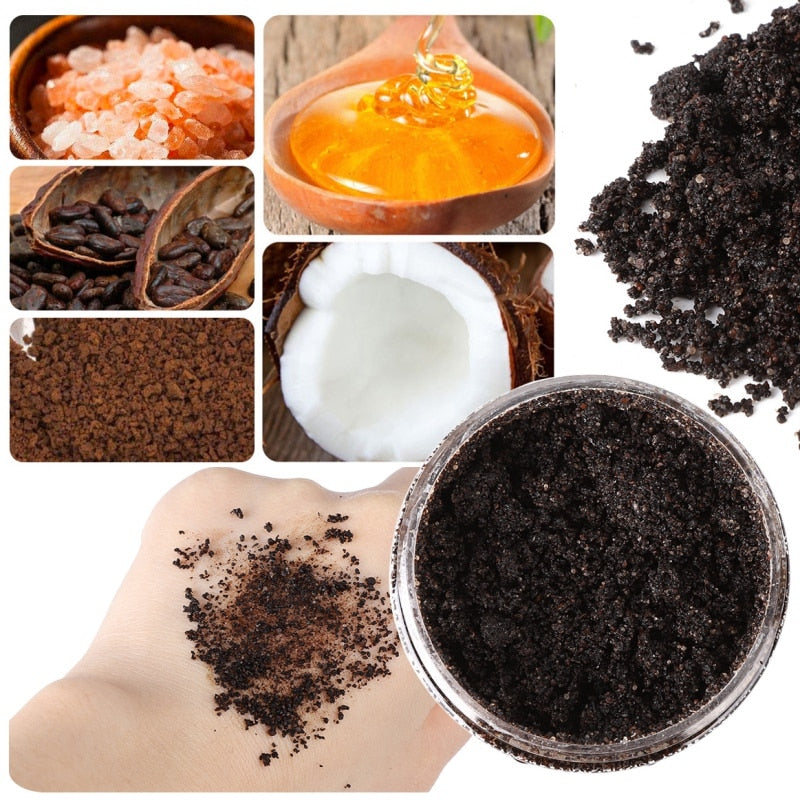 Coffee Body Scrub - Exfoliate, Moisturise & Anti-Cellulite - 250ml