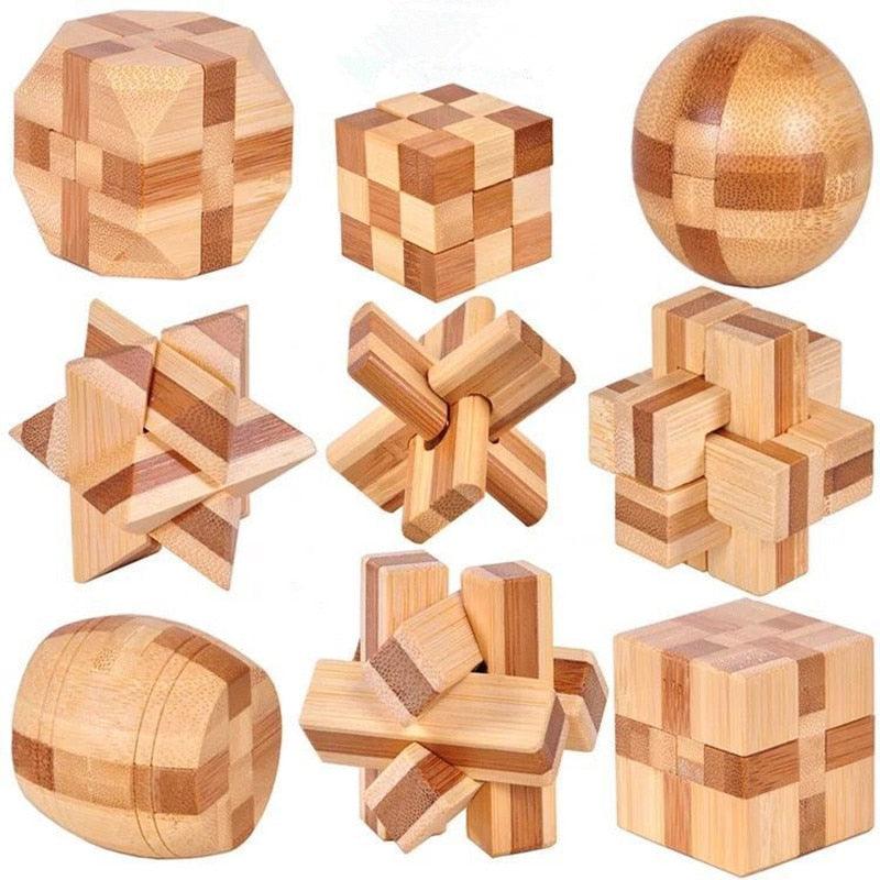 Bamboo Brain Teasers Puzzle - The Ultimate Sustainable and Educational Toy - Earth Thanks - Bamboo Brain Teasers Puzzle - The Ultimate Sustainable and Educational Toy - natural, vegan, eco-friendly, organic, sustainable, bamboo, brain teasers puzzle, challenging, child, children, educational, environmentally-friendly, fun, game, guilt-free, mind, organic, play, problem-solving skills, puzzle, sustainable, sustainably-grown, unique, wood, wooden