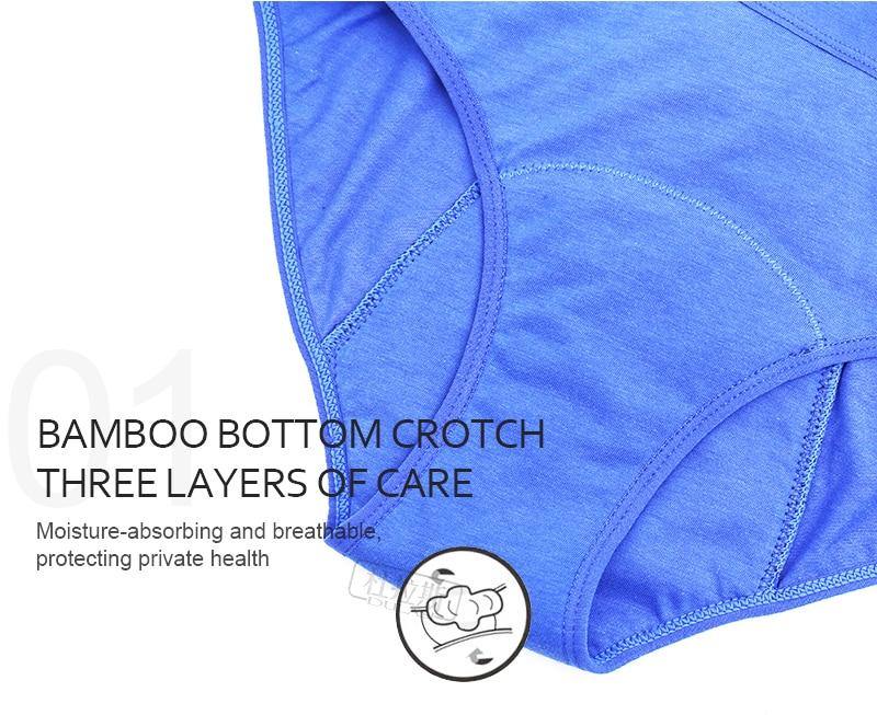 Four-layer Bamboo Fiber Women's Underwear Leakproof Women's