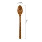 Natural Wooden Coconut Fork Spoon Set Organic Coconut Palm Wood Cutlery for Vagan Salad and Fruit - Perfect Match for Coconut Shell Bowls