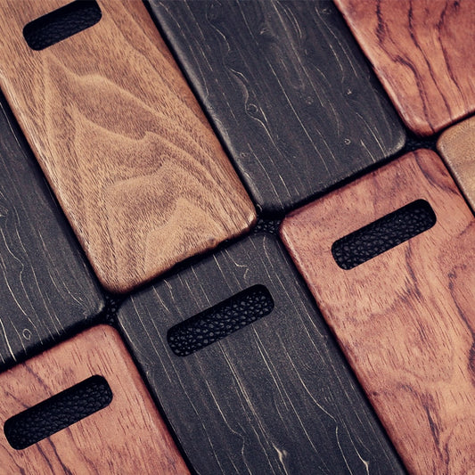 Custodia per telefono sottile in legno per Samsung Galaxy