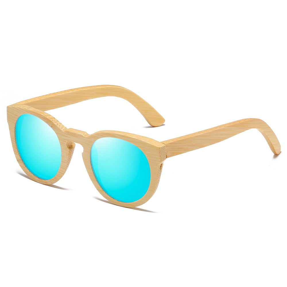 Eco-friendly Bamboo Wooden Polarized Sunglasses for Men and Women