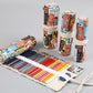 Colorful Canvas Pencil Case - 24/36/48/72 Holes - Kawaii School Supplies