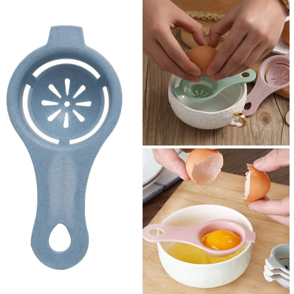 Wheat Straw Egg Separator Tool for Kitchen Cooking