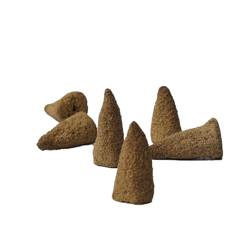 Handmade Natural Incense Cone Aromatherapy for Home & Meditation - 100% Pure Tibetan Flower & Bud Fragrance