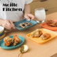 Wheat Straw Small Plate Snack Dish Bowl Kitchen Tool - 8pcs/Set