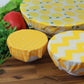 Reusable Storage Wrap 3 pcs - Sustainable, Organic Snacks, Cheese, Food Wrapping Paper - Beeswax Food Wraps - Fresh-Keeping Paper For Bread - The Ultimate Eco-Friendly Food Storage Solution