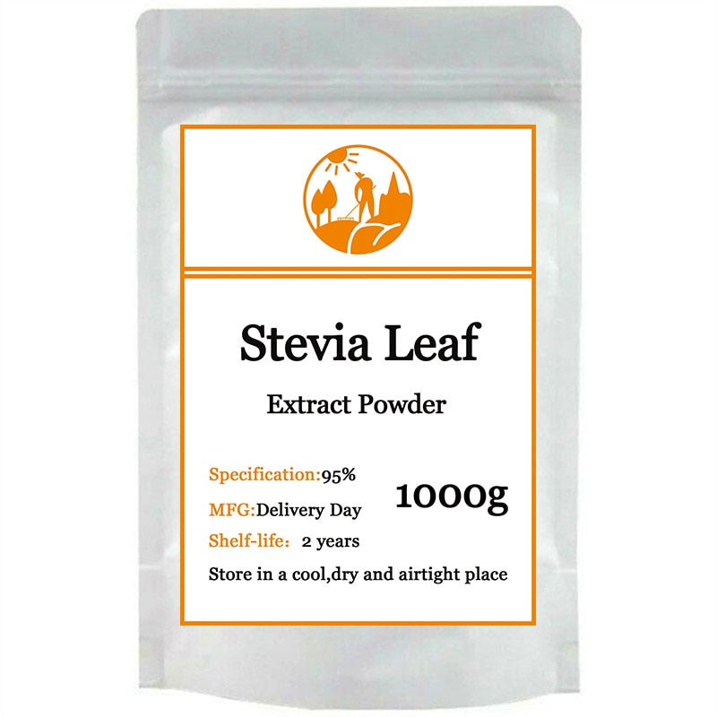 Natural Stevia Leaf Extract Powder - Natural Sweetener for Low-Calorie Baking & Cooking, 95% Pure
