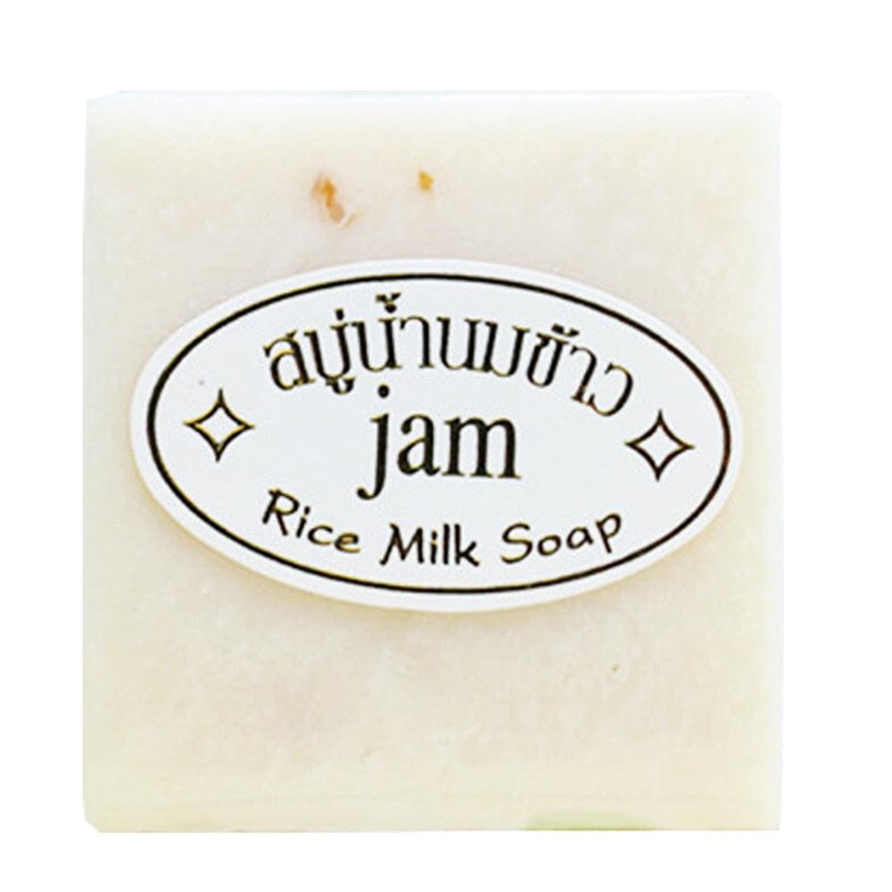 Thai Rice Milk Soap - Handmade Soap for Whitening and Nourishment - Earth Thanks - Thai Rice Milk Soap - Handmade Soap for Whitening and Nourishment - natural, vegan, eco-friendly, organic, sustainable, biodegradable, body care, hand-made, handcrafted, handicraft, handicrafts, handmade, natural, non-toxic, organic, plastic-free, soap, soap bar, solid soap, vegan