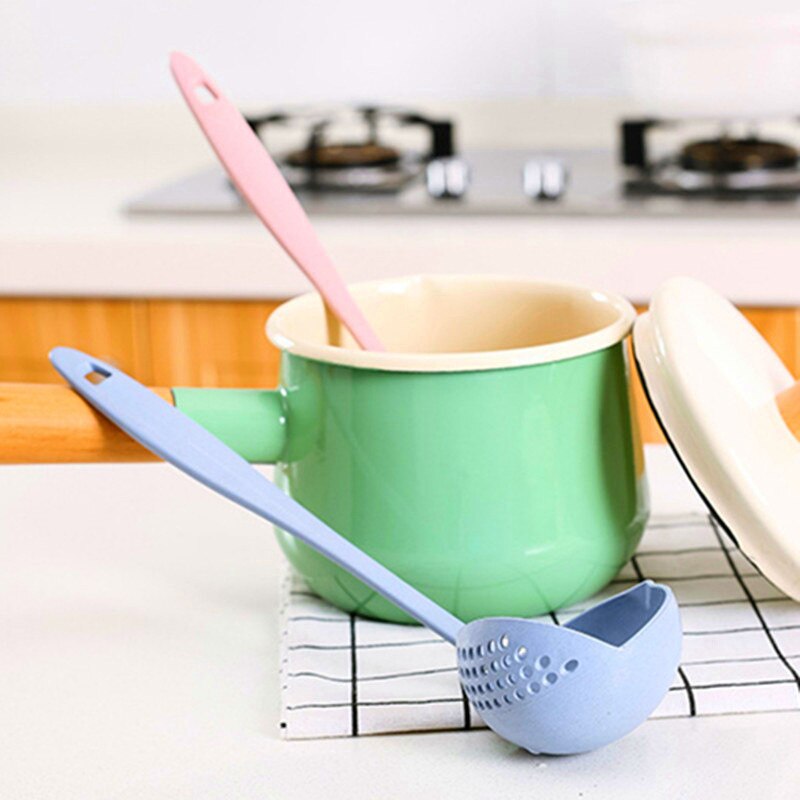 2-in-1 Wheat Straw Soup Spoon & Colander