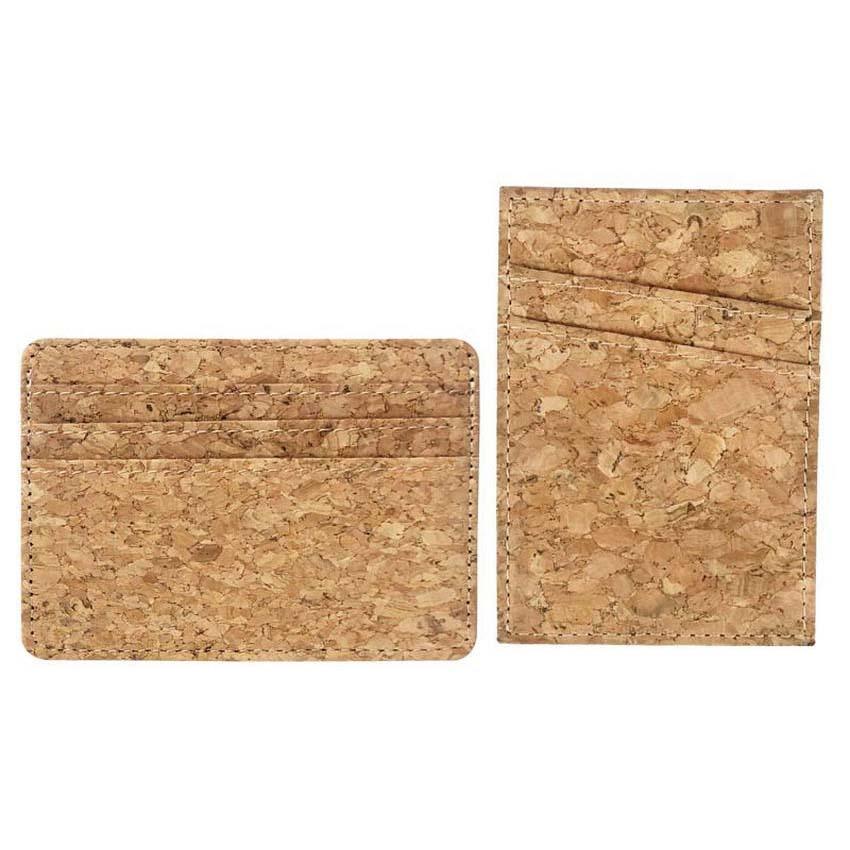Natural Cork Wallet - Men's and Women's Fashion ID Business Card Holder and Mini Money Bag