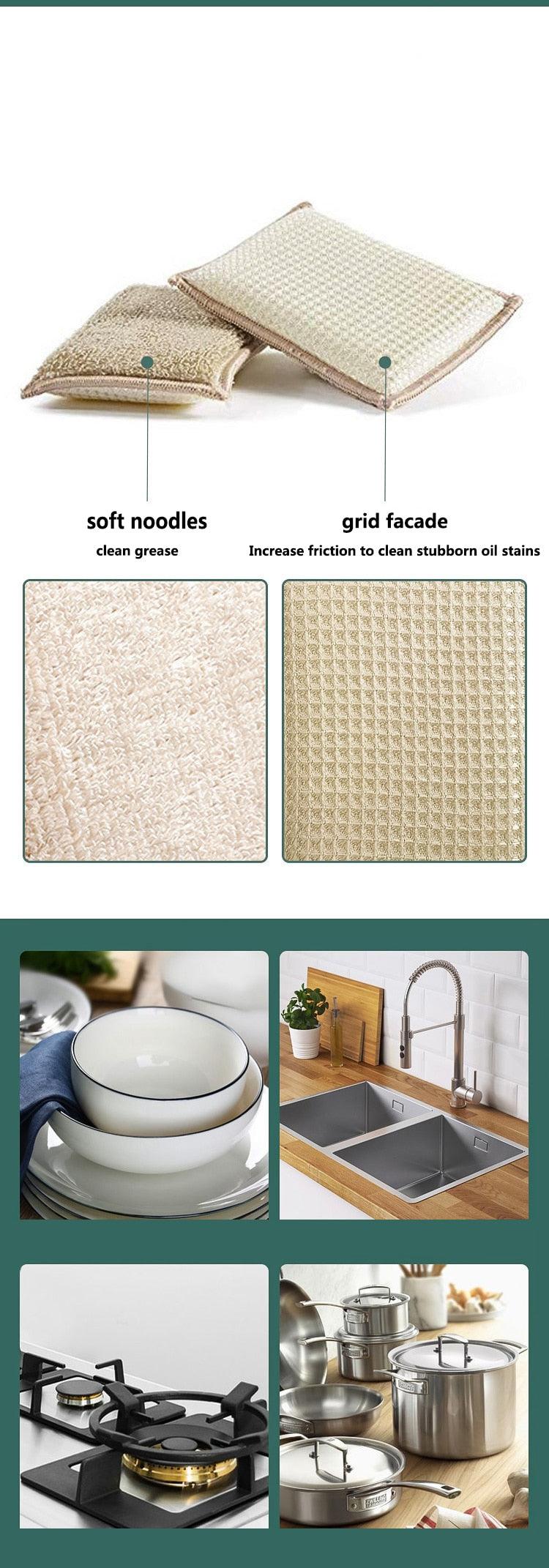 Bamboo Fiber Sponge - The Ultimate Sustainable and Durable Cleaning Tool