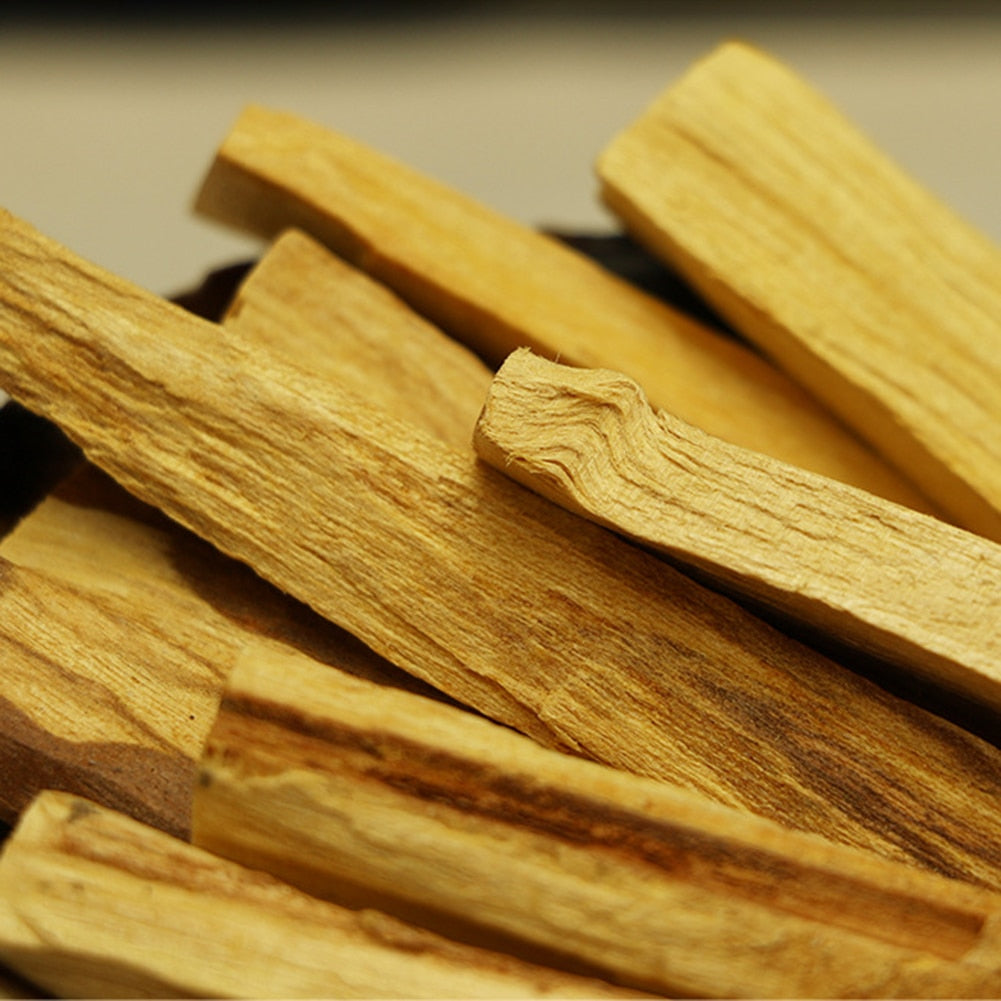 Bastoncini di incenso in legno naturale di Palo Santo per aromaterapia e  sbavature - Set da 1-100 pezzi
