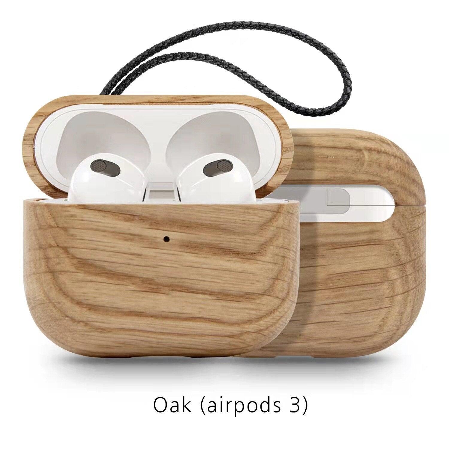 Wooden Airpods Case - Earth Thanks - Wooden Airpods Case - natural, vegan, eco-friendly, organic, sustainable, airpods, AirPods case, biodegradable, environmentally-friendly, organic, phone, phone accessories, slim design, sustainable, sustainably-sourced, wood, wooden