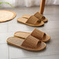 Spring and summer bamboo woven rattan and grass lovers straw mat slippers indoor wooden floor home linen slippers - Earth Thanks - Spring and summer bamboo woven rattan and grass lovers straw mat slippers indoor wooden floor home linen slippers - natural, vegan, eco-friendly, organic, sustainable, bamboo, biodegradable, linen, natural, non-toxic, plastic-free, vegan, wood, wooden