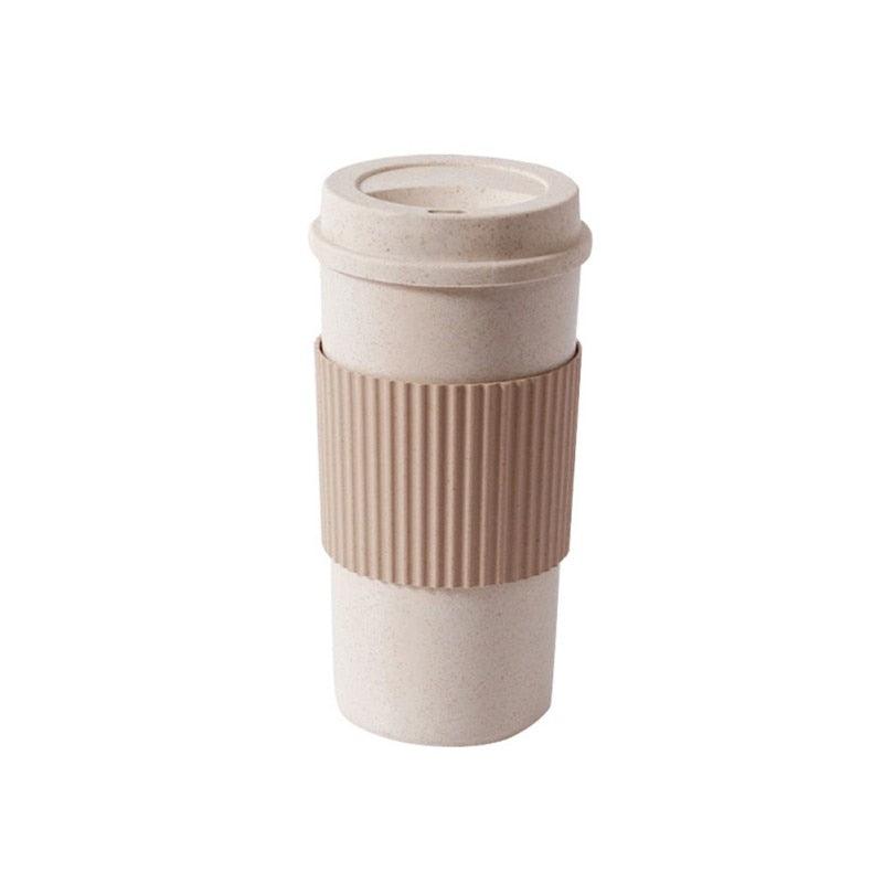 Wheat Straw Travel Coffee Mugs Cup With Lid - The Ultimate Sustainable and Durable Drinkware - Earth Thanks - Wheat Straw Travel Coffee Mugs Cup With Lid - The Ultimate Sustainable and Durable Drinkware - natural, vegan, eco-friendly, organic, sustainable, coffee, cup, durable, environmentally-friendly, guilt-free, high temperatures, leak-proof, lid, mugs, organic, strong, stylish, sustainable, sustainably-grown, travel, wheat straw