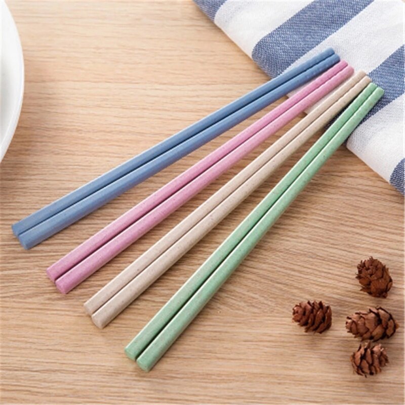 Wheat Straw Chopsticks - Portable Reusable Tableware