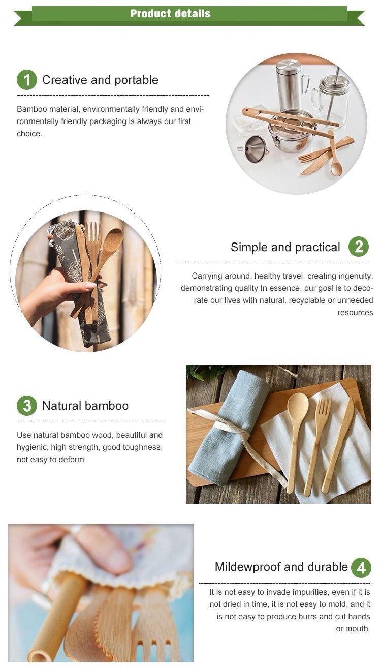 Bamboo Cutlery Set of 8 pieces - Earth Thanks - Bamboo Cutlery Set of 8 pieces - natural, vegan, eco-friendly, organic, sustainable, breakfast, brown, close, cook, cooking, dinner, eat, eating, food, fork, kitchen, lunch, meal, object, objects, restaurant, set, spoon, tableware, tool, utensil, wood, wooden, wooden spoon