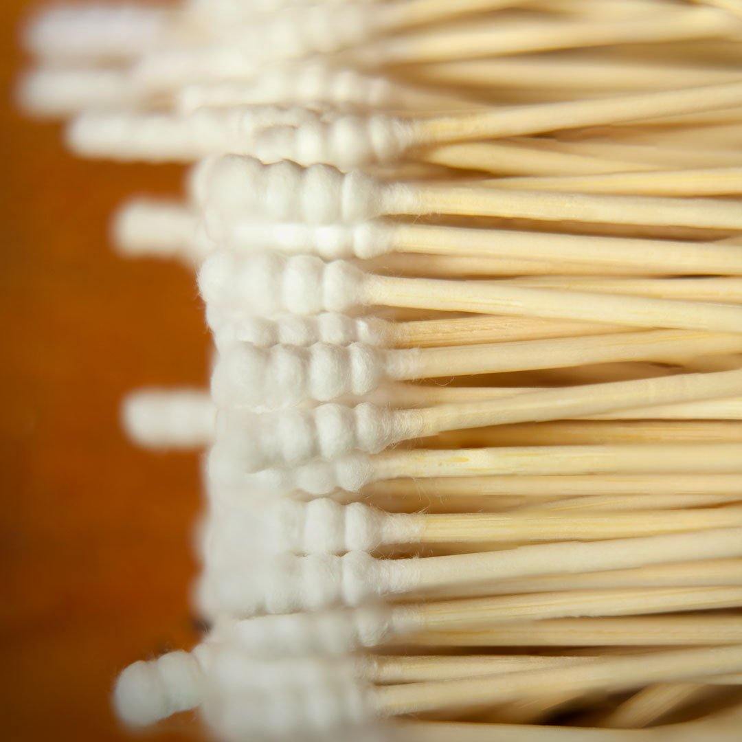 Natural Biodegradable Bamboo and Cotton Ear Swabs - Earth Thanks - Natural Biodegradable Bamboo and Cotton Ear Swabs - anti-microbial, antibacterial, antimicrobial, bamboo, bamboo fiber, bathroom, beauty, body care, buds, cleaning, compostable, cotton, ear buds, ear swabs, health, home, make-up, makeup, men, non toxic, recyclable, recycle, recycle friendly, reusable, self-care, selfcare, sterile, swabs, toilet, unisex, vegan friendly, woman, women, wood, wooden