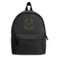 Embroidered Backpack There is no place like home, take care of our Planet - Earth Thanks - Embroidered Backpack There is no place like home, take care of our Planet - natural, vegan, eco-friendly, organic, sustainable, backpack, bag, books, design, inspiration, laptop carrier, motivation, office, school, style bag, unisex