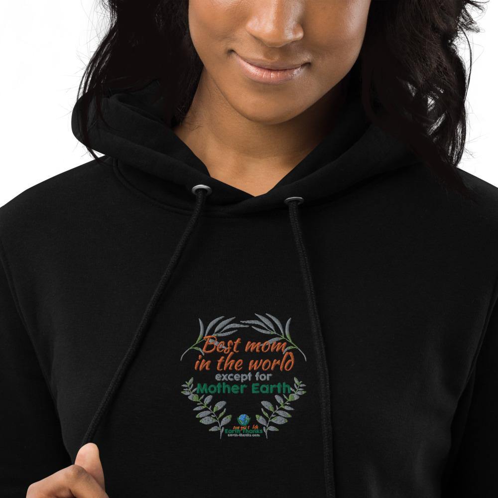 Best mom in the world - Hoodie dress - Earth Thanks - Best mom in the world - Hoodie dress - natural, vegan, eco-friendly, organic, sustainable, apparel, comfortable, cotton, eco fashion, eco textiles, embroidery, home, hoodie, hoodie dress, non toxic, organic, organic cotton, outdoor, outfit, recyclable, recycle friendly, reusable, soft, sport, sports wear, sportswear, travel, woman, women