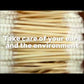 Eco-Friendly Bamboo & Cotton Ear Swabs - 100% Natural & Biodegradable