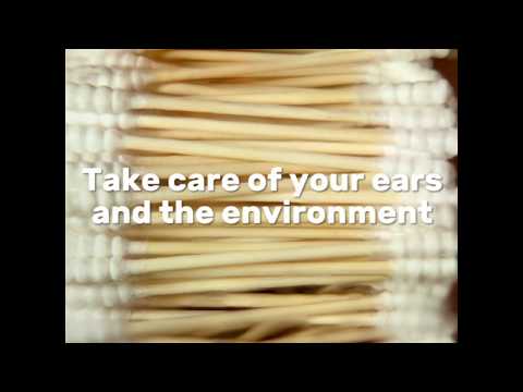 Eco-Friendly Bamboo & Cotton Ear Swabs - 100% Natural & Biodegradable