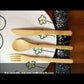 Eco-Friendly Reusable Bamboo Cutlery Set - 8 Pcs Utensil Kit