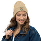 There is no place like home - Organic ribbed beanie - Earth Thanks - There is no place like home - Organic ribbed beanie - accessories, beanie, cotton, cotton fiber, hat, organic cotton, outdoor, portable, recyclable, recycle friendly, reusable, unisex