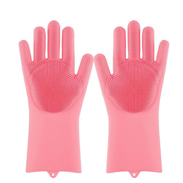 Extra Small Rubber Gloves for Cleaning Microwave Oven Gloves Silica Gel  Anti