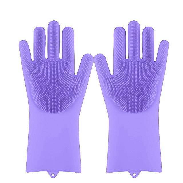 Silicone Kitchen Cleaning Gloves - ApolloBox