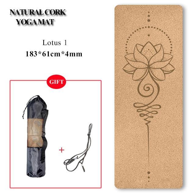 Unity Natural Cork Mat - Chakras Artist Design