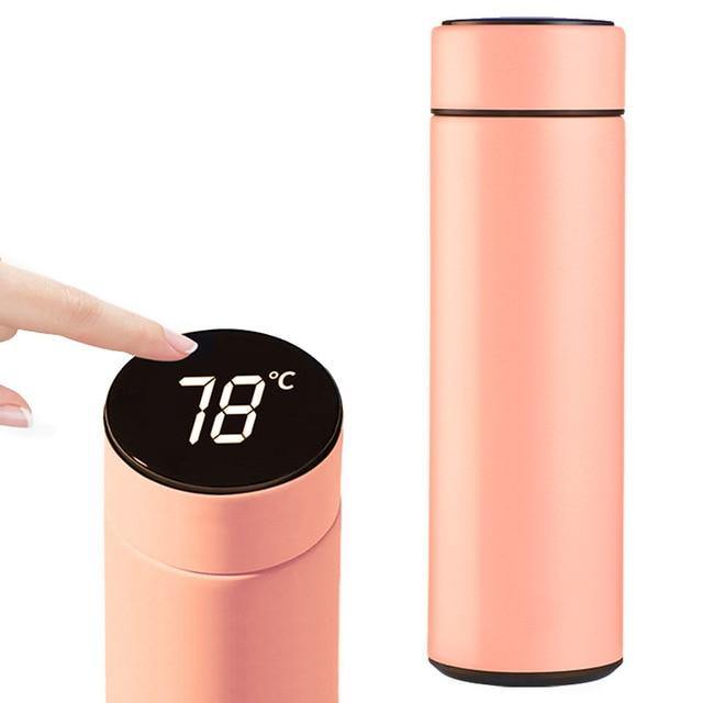 Stainless Steel Smart Water Bottle with LCD Temperature Display