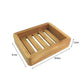 Natural Eco Friendly Bamboo Soap Dishes Tray Holder - Earth Thanks - Natural Eco Friendly Bamboo Soap Dishes Tray Holder - natural, vegan, eco-friendly, organic, sustainable, antimicrobial, bamboo, bath, bathroom, body care, home, house, hygiene, non toxic, portable, recyclable, recycle, recycle friendly, reusable, soap dish holder, sterile, vegan friendly
