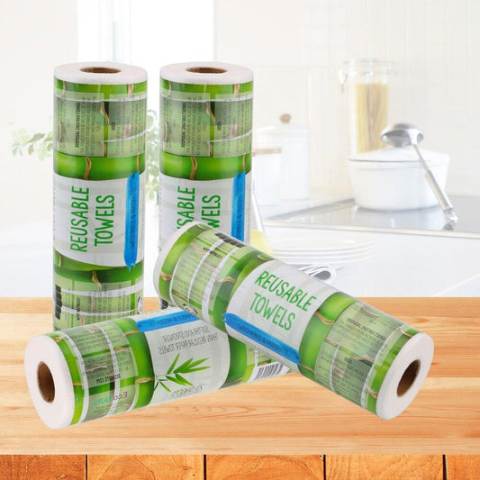 Asciugamani di carta antibatterici di bambù riutilizzabili - Pulizia della cucina