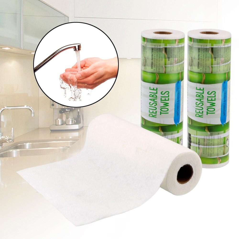 Washable Organic Bamboo Paper Towel Roll - 20 Sheets