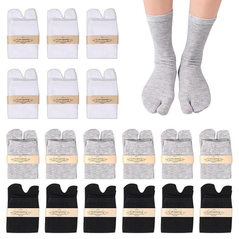 Women Socks Cotton Split Toes, Japanese Socks Toe