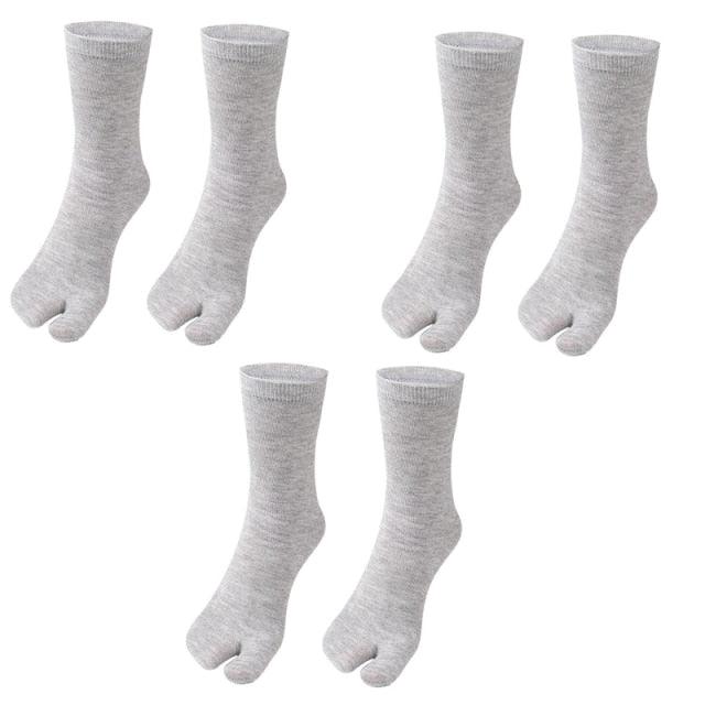 Cotton Tabi Socks, Grey – Moth