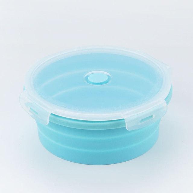 Collapsible Silicone Lunch Box Food Container