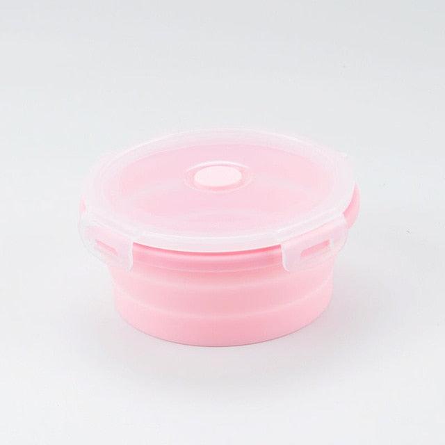 Collapsible Silicone Lunch Box Food Container