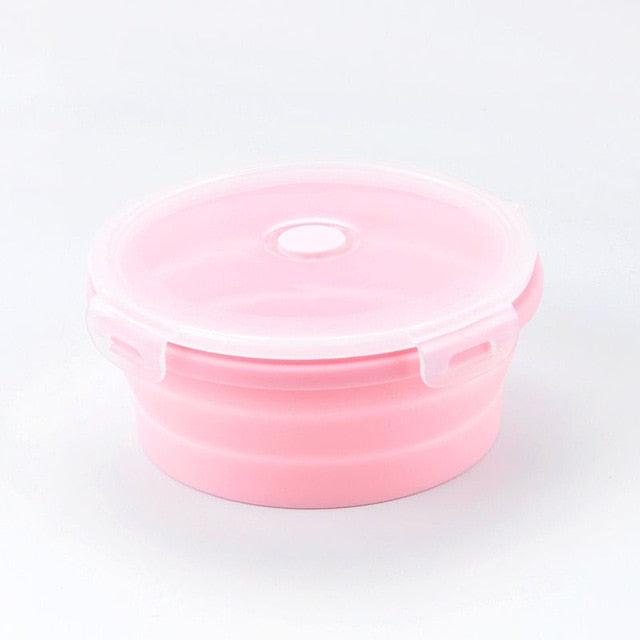 Collapsible Silicone Lunch Box Food Container